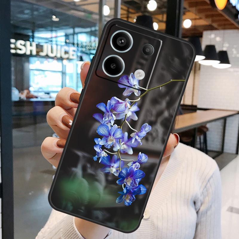 Orchid Flowers Colorful Case For Xiaomi Redmi Note 14 Pro 10 11 12 13 15 Pro Plus Redmi 15C 14C 10C 12C 13C 15 Cover