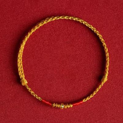 Simple Handmade Lucky Red Bracelets For Women Men Hand Woven Adjustable Amulet Bracelets Jewelry Accessories Couple Gift