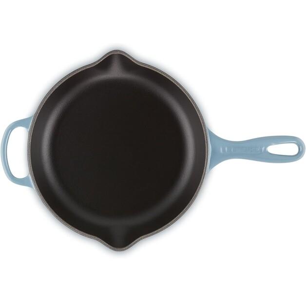 Чугунная сковорода/сервировочная круглая Le Creuset Signature 23 см, цвет «шамбрей» (20182234340422)