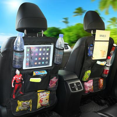 Organizér zadných sedadiel do auta s dotykovou obrazovkou Držiak na tablet Auto odkladacie vrecká Kryt Chrániče chrbtových sedadiel do auta Príslušenstvo do auta