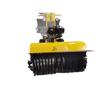 Gas-Powered Snow Sweeper: Hand-Push Roller Brush for Community, Property, and Greenhouse Snow Removal.
