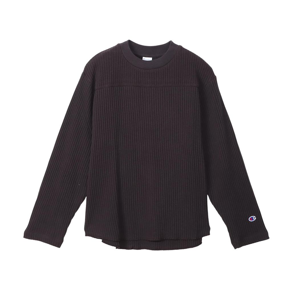 Champion Casual Long Sleeve Crew Neck Size M Women's T-Shirt, CW-Y407, Charcoal,