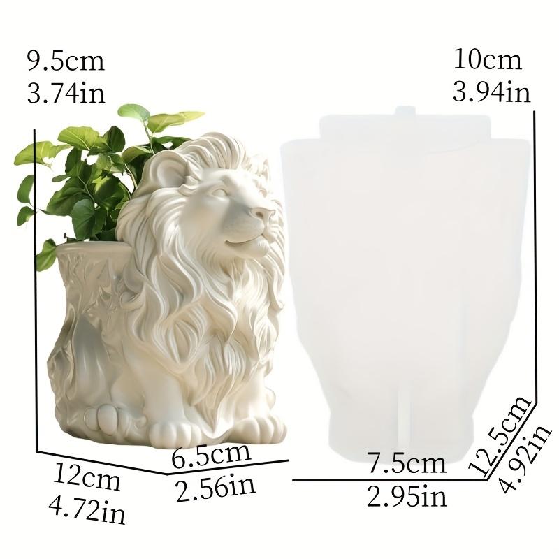 Running Stallion Relief Succulent Plant Flowerpot Resin Silicone Mold Grassland Warhorse Storage Box Mould Horse Gypsum Molds