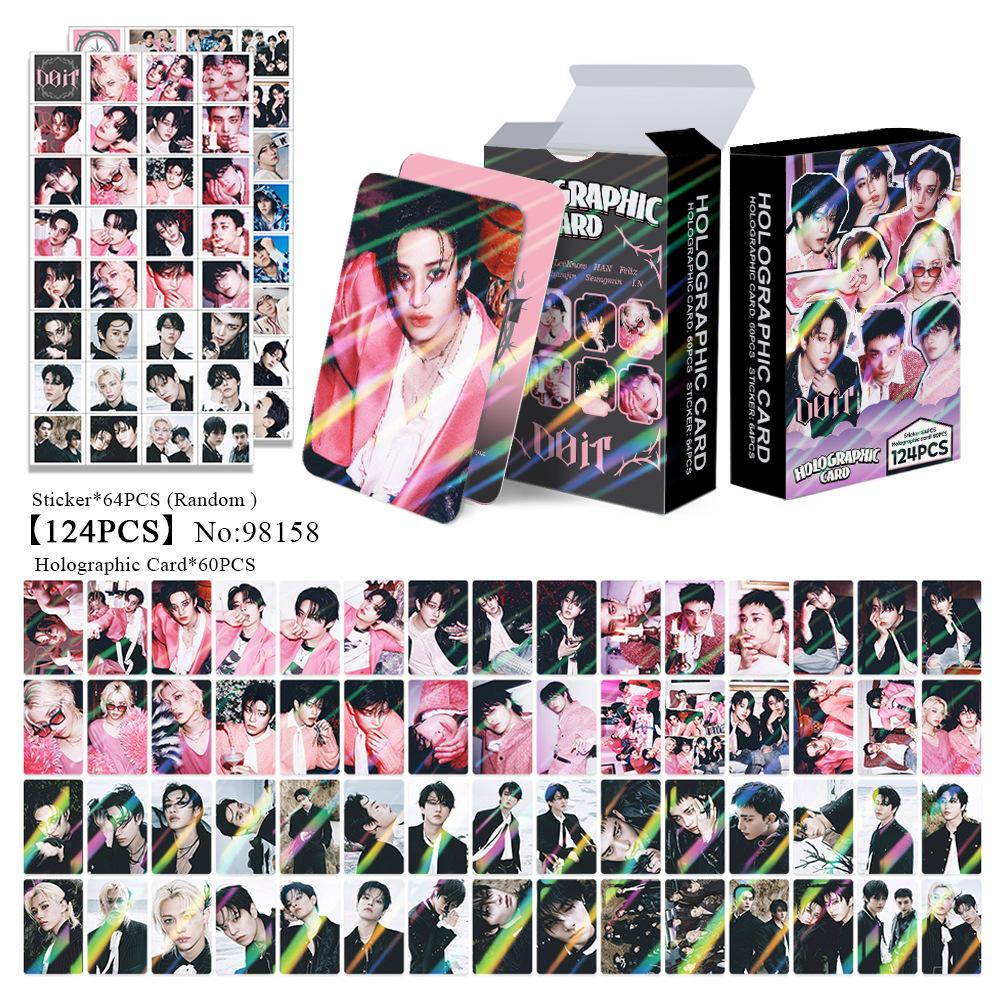 124Pcs  Card Stray Kids Card Boy Group Album "DO IT"Pocards Lomo Hyunjin Felix LeeKnow Han BangChan  Album Fans Gifts