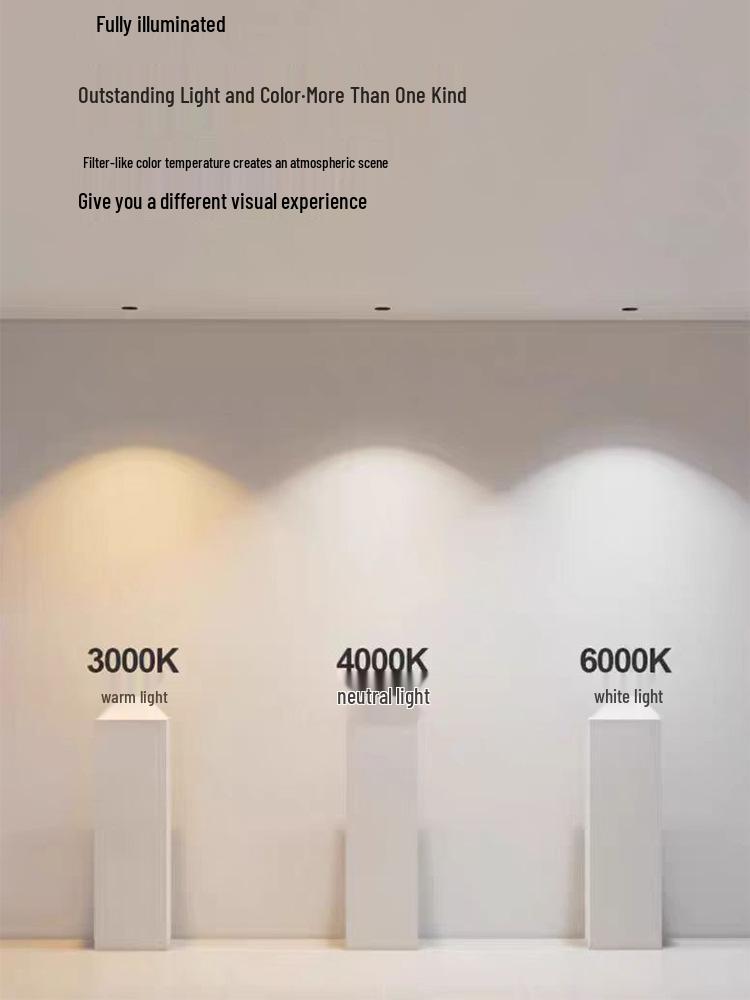 

Бренд в центре внимания Регулируемый встраиваемый потолочный светильник с антибликовым эффектом для гостиной и столовой Default Option