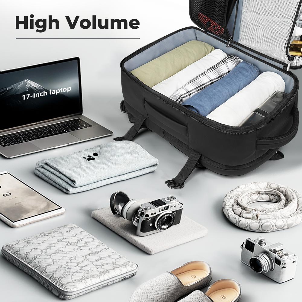 Heroic Knight Extra-Large Travel Backpack Business 17 Inch Laptop Backpack Waterproof Carry On Luggage Backpack Multifunction Daypack for College/Work