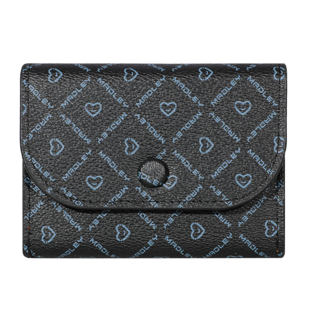 

Retro Printed Women Short Wallet Multi Slot Large Capacity Coin Purse PU Leather Money Pouch Credit Card Holder Fashion Handbag one size чёрный