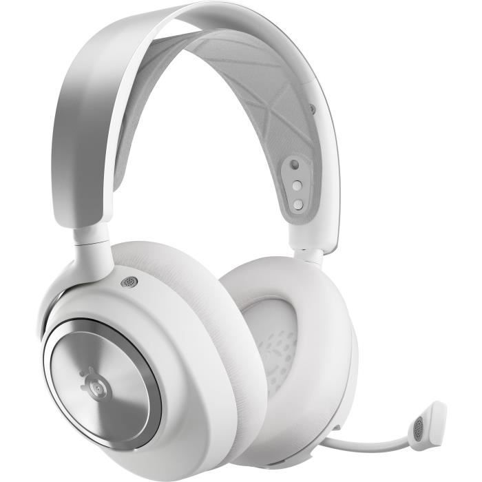Casque-Micro Gaming Sans Fil - STEELSERIES - Arctis Nova Pro - Blanc