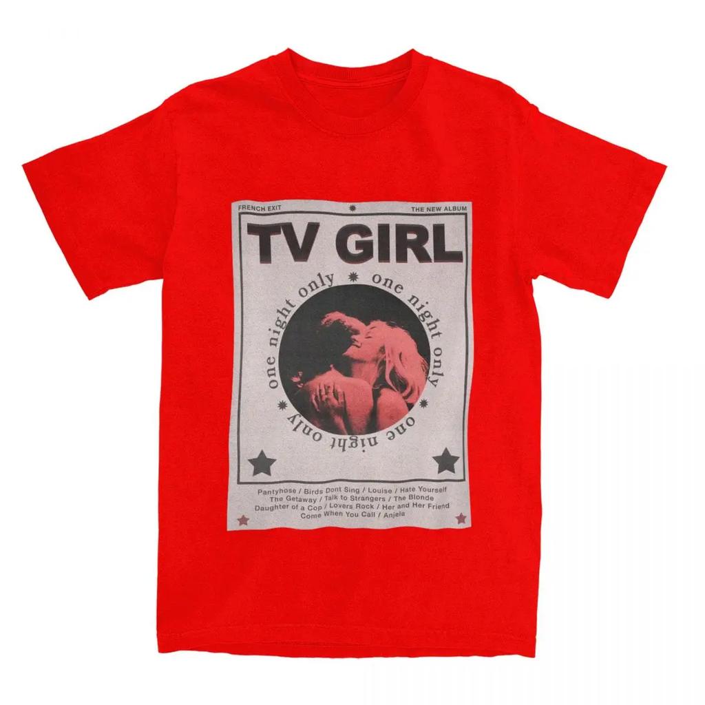 TV Girl French Exit Poster Apparel Shirt Men Women Unique  Printed Tee Shirts