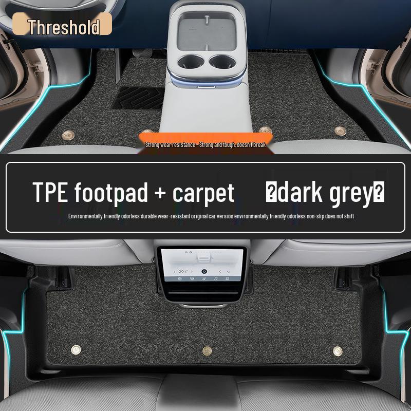 2025 Xpeng G7 TPE Vollabdeckung Fußmatten - Spezielle Innenraum-Modifikationszubehörteile für Autos