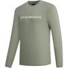 Emporio Armani FW23 Logo Print Loose Fit Crew Neck Long Sleeve T-Shirt Men Tops Green 8N1TN8-1JPZZ-0598