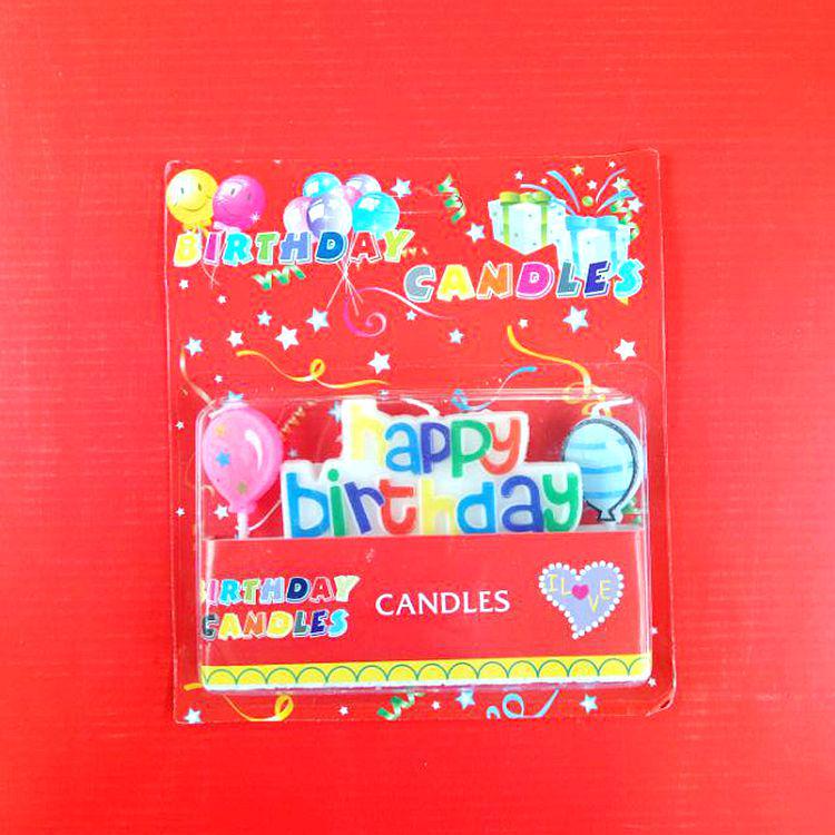 Scented Creative Happy Birthday & Valentine's Day Candles