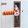 Soft Plush Door Handle Sleeves Knitted Christmas Doorknob Covers Santa Reindeer Decor Anti‑Slip Protector Sleeves Winter Anti Collision
