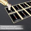 uldf10 10/20/50Pcs Car Epoxy Resin Badge Indoor Decoration Sticker For Mitsubishi Space Star Eclipse Cross ASX Lancer 9 Galant Ralliart