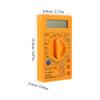 D T-830D Digital Multimeter 1999 Counts, AC/DC Voltage LCD Display with Buzzer Output Voltage Ampere Ohm Tester Probe Diode and Transistor with