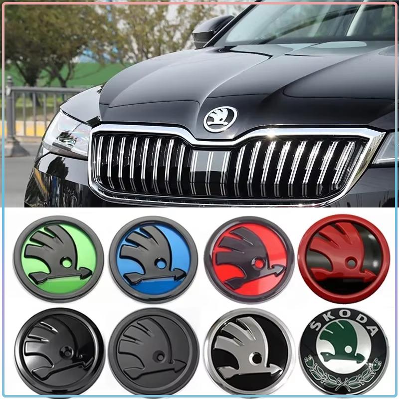 1 ks 80/90/100MM Logo auta Přední kapota Zadní víko kufru Znak Auto styling Pro Skoda Octavia MK2 MK1 2 3 A5 A7 A8 Fabia Karoq Superb Rapid Kamiq Scala