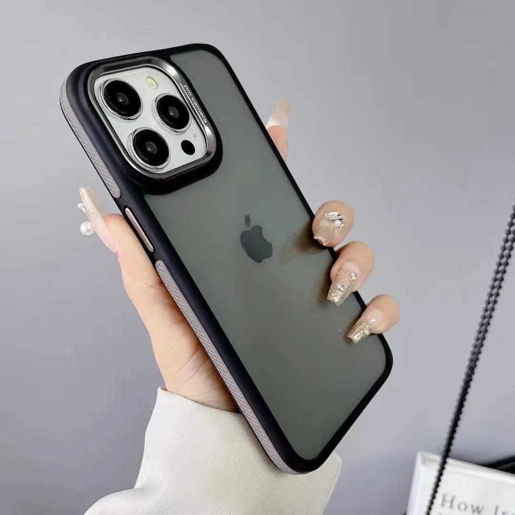 Apple 15 Metal Phone Case 16 Skin Feel 13/14 Anti-drop Full Cover Protective Case