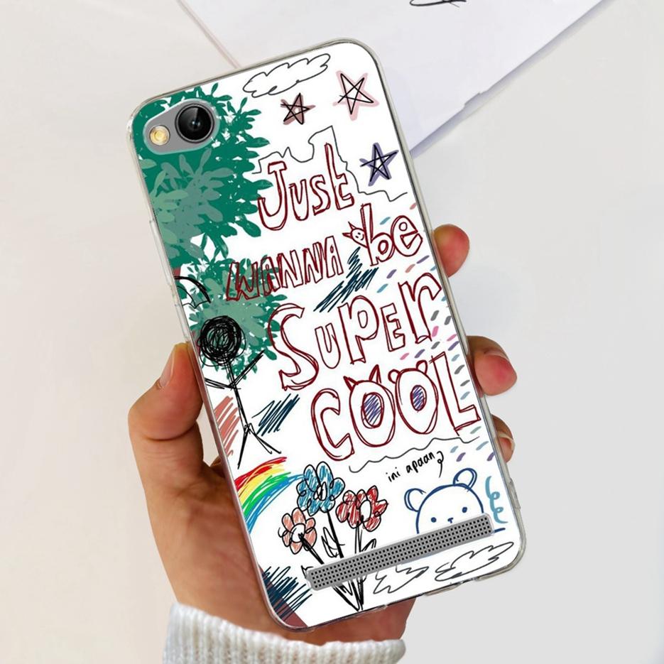 For Xiaomi Redmi 5A Case Redmi 4A Stylish Painted Cover Soft Slim Phone Case For Xiaomi Redmi 4A 5A Redmi5A Back Cover TPU Funda