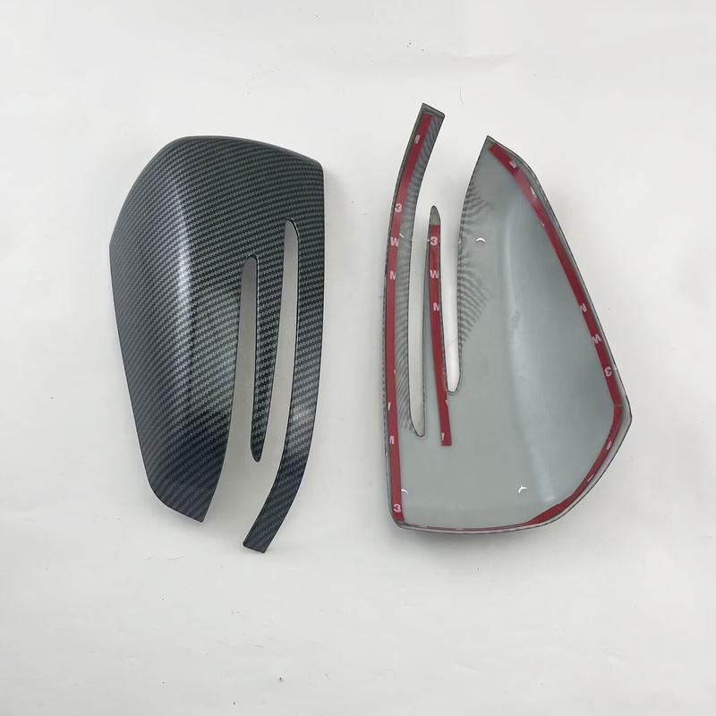 Car Black Rearview Accessories Door Mirror Cover Handle Trim For Mercedes Benz A B C E S CLA GLA GLK CLS Class W176 W204 W117