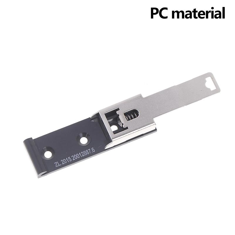 

35Mm U Shaped Din Rail Holder Universal Rail Buckle Rail Fixed Clamp Fastener Clip C45 Electrical Installation Guide Rail Buckle