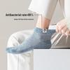 LangSha Men's 100% Cotton Antibacterial Sport Ankle Socks