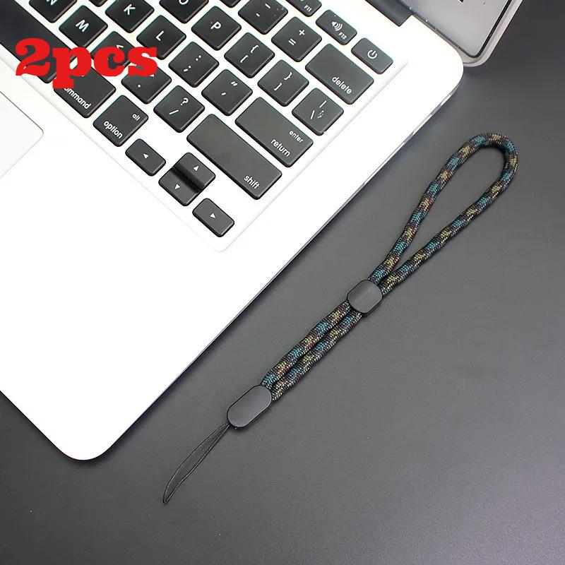 2PCS Mobile Phone Lanyard Adjustable Wrist Short Rope Anti-loss Mobile Phone Chain Mobile Phone Shell Pendant Jewelry Wrist Rope