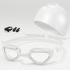 Swimming Goggles with Nose Clip Earplugs and Swim Cap Professional Adult Racing High Definition Waterproof Anti-Fog2