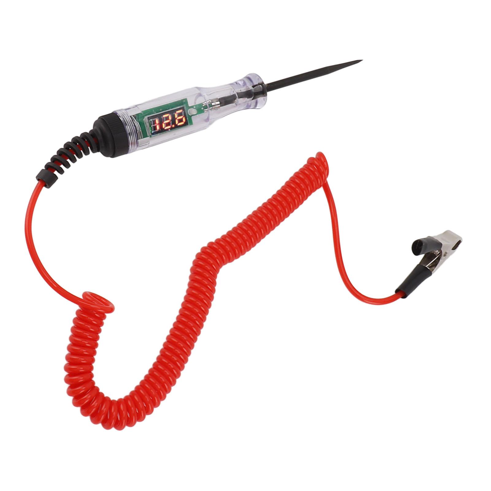 

Автомобільний тестер ланцюга від 6 до 48 В Цифровий РК-дисплей Тестер напруги постійного струму Інструмент для електричної системи для