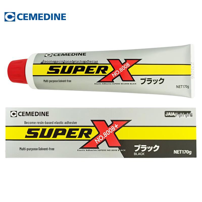 CEMEDINE Super X No.8008+ Multi-Purpose Adhesive Sealant 170g чёрный