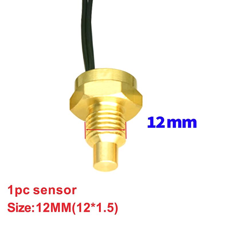 1PC 12V/24V 10MM 12MM 14MM 16MM 17MM 21MM Univerzální snímač teploty vody Senzor teploty vody Měřič teploty vody