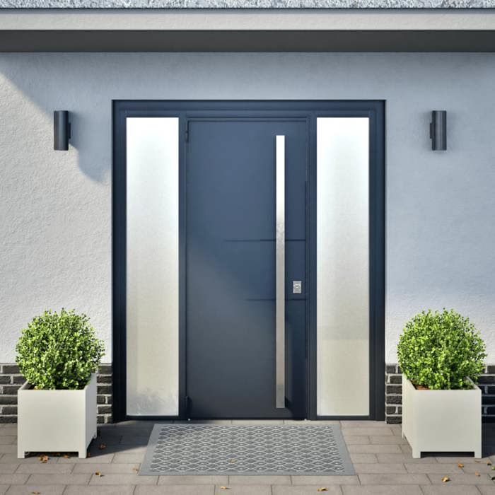 VidaXL Planters 2 Pcs White 40x40x40 Cm Steel, Planter, Patio Planter, Flower Box, Outdoor Planter, Box 851202