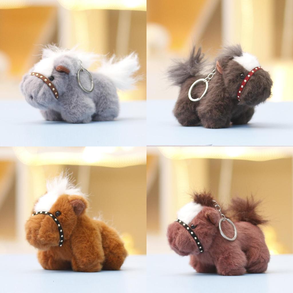 Cute Pony Plush Doll With Pp Cotton Filling For Backpack Charm And Gift For Teens