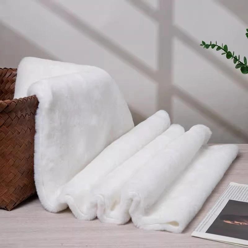 Thickened Plush Fabric 12mm Encrypted Imitation Rex Rabbit Fur Fabric Short Plush Counter Background Fabric, Clothing Fabric