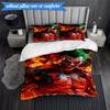 3PCS The clown's Fiery Rise Bedding Set,Including 1pc Duvet Cover And 2pcs Pillowcases Perfect for Bedroom, Dormitory, Fan Christmas gift