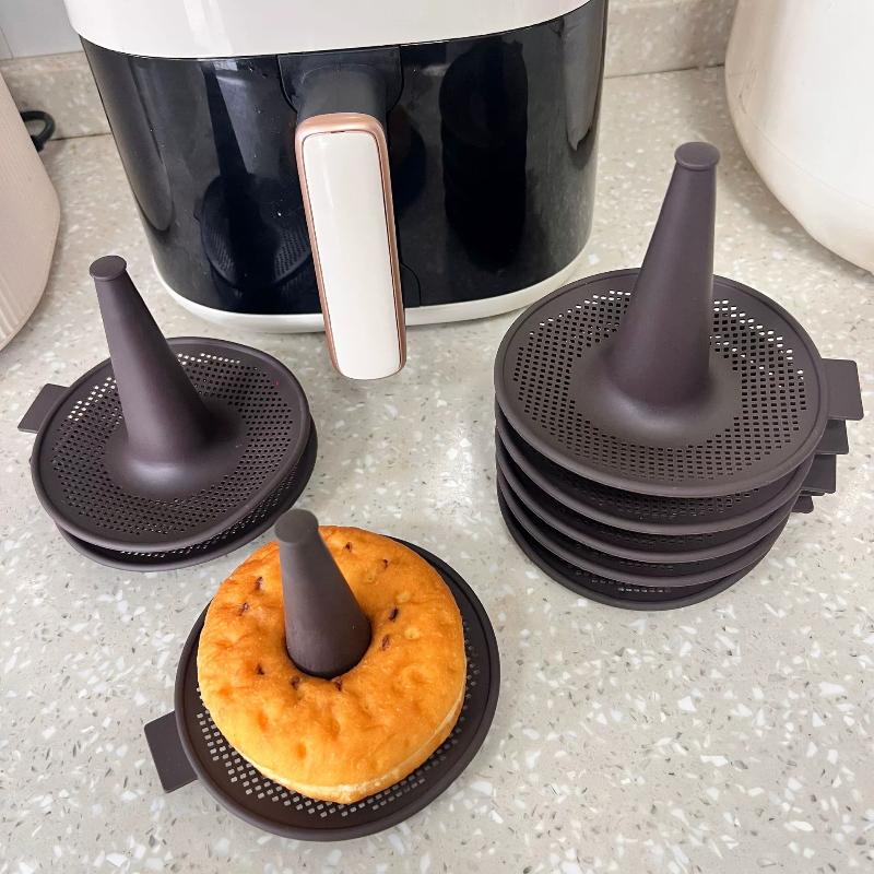 1/4 Pcs Silicone Baking Mold Set Donuts Mold Cake Mousse Pudding Mold Non-Stick Dishwasher Safe Bread Making Tool