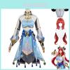 Genshin Impact Nilou Cosplay Costume Set For Halloween And Comic Con
