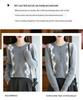 Women's 100% Wool Cashmere Cardigan, Round Neck, Loose Knit, Soft Thickened Coat for Autumn/Winter.