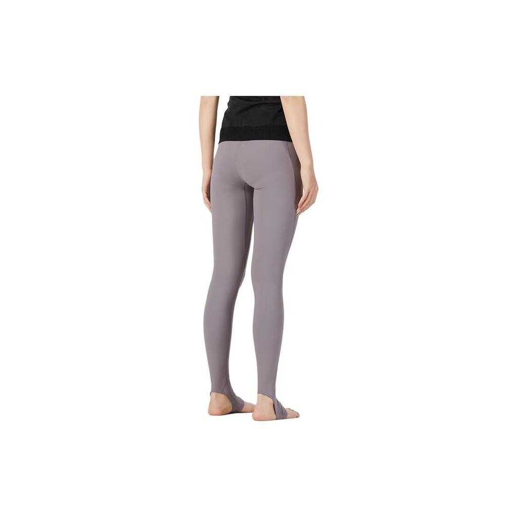 Under Armour Solid Color Training Yoga Fitness Long Pants Women Bottoms Light-Purple 1356390-585