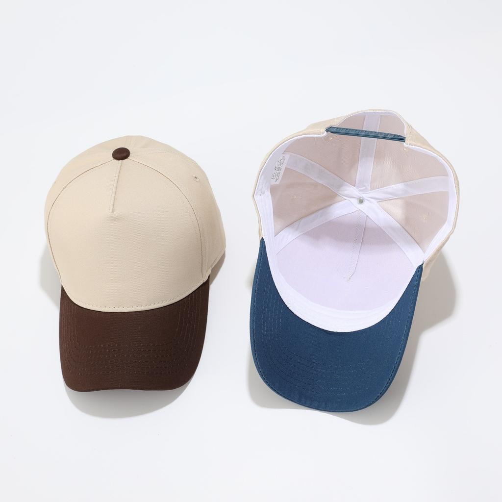 New color matching hardtop baseball cap women's summer net hat sun hat men's American breathable sunscreen truck driver hat