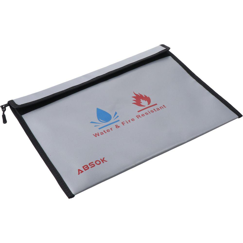 

Fireproof Document Bag Fiberglass Protection Temperature Water Important A4 Paper File