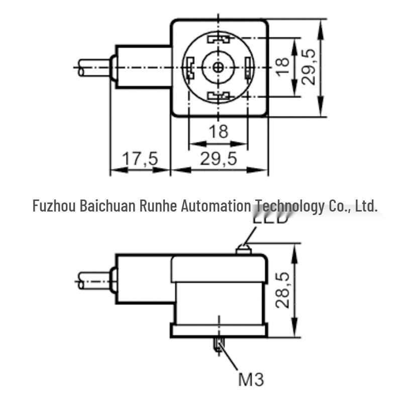 Brand New IFM Sensor Accessory: E11991 E30436 Valve Plug Connection Cable Valve Plug Connection Cable
