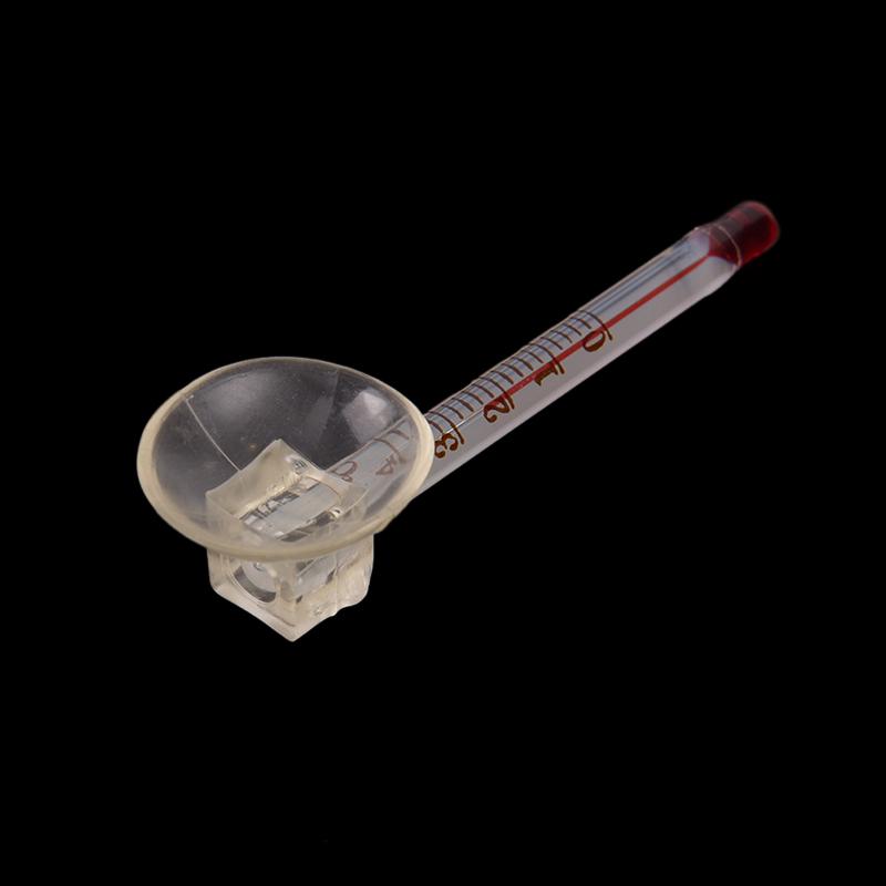 

Glass meter aquarium fish tank water temperature thermometer suction cup