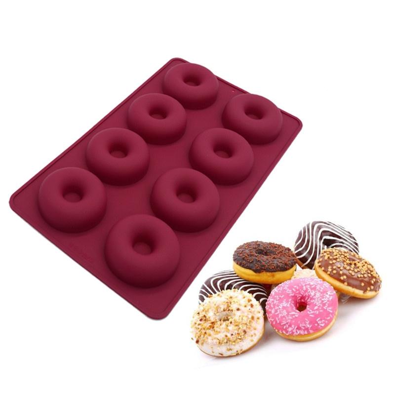 Food Grade Silicone Donut Chocolate Mold Silicone Donut Mold Maker Cake Maker Mold Desserts Baking To