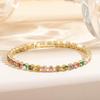 Light Luxury Dopamine Color Zircon Bracelet