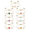Fashionable Daisy Bracelet Delicate Pendant Bracelet Weaving Bracelet Adjustable Rope Bracelet for Women Matching Outfit
