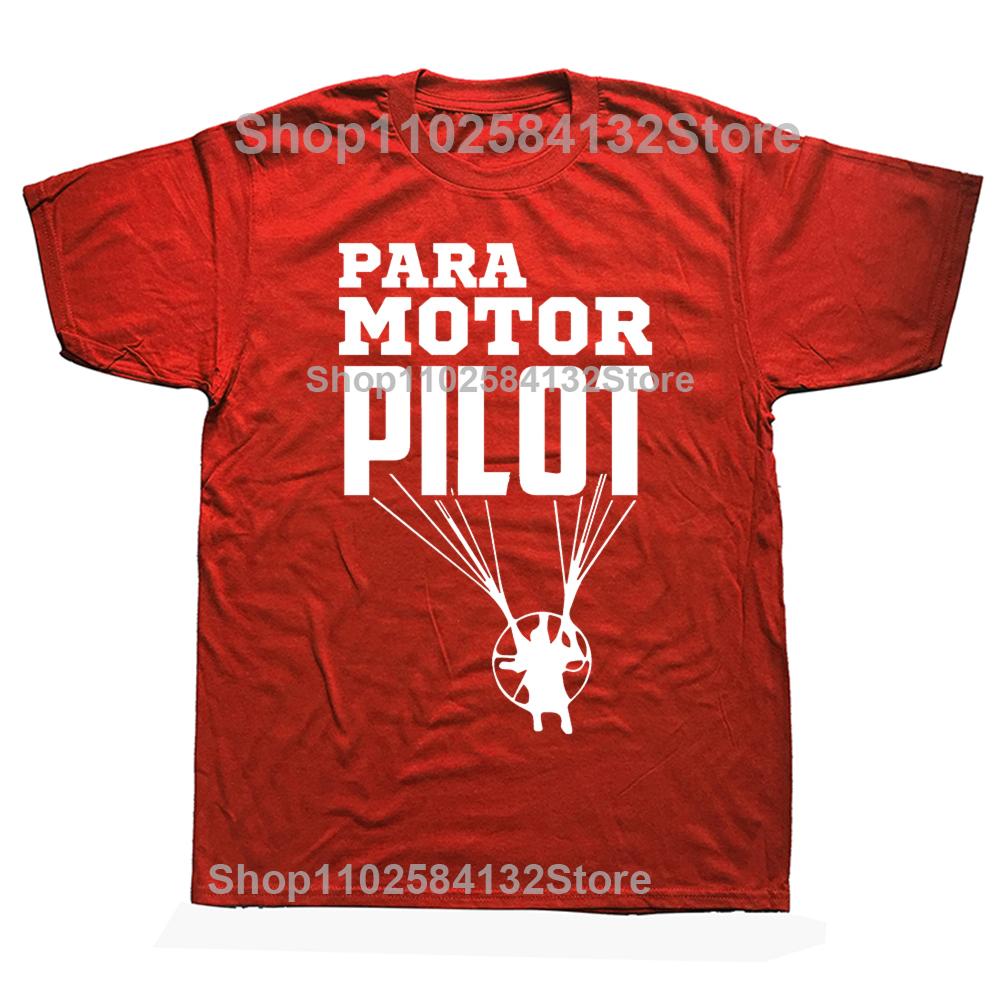 Funny Paramotor Pilot Paramotoring Extreme Sports Paragliding Graphic Tshirts Men Fashion Casual Oversized 100 Cotton T Shirt S
