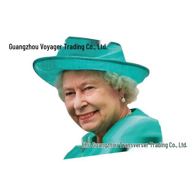 3D Funny Celebrity Rear Window Car Sticker: Queen Elizabeth & Pope Francis Illusion