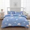 Flannel Duvet Cover Set - Single Piece for Dormitory Bunk Bed, Includes Pillowcase & Double Duvet Cover