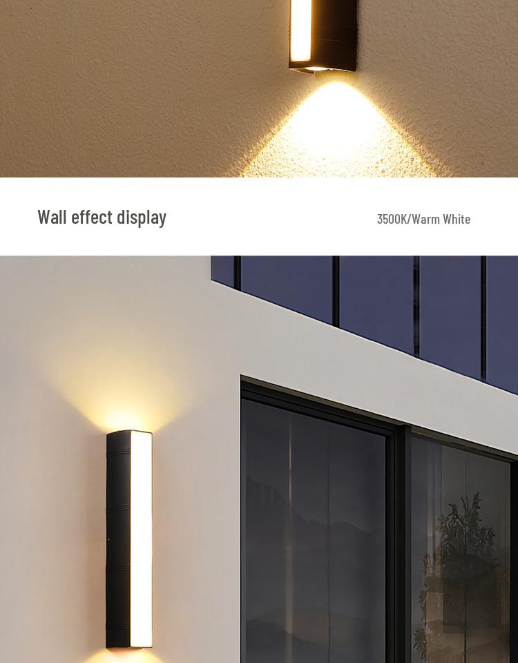 LED Waterproof Outdoor Wall Light for Balcony, Courtyard, and Gate