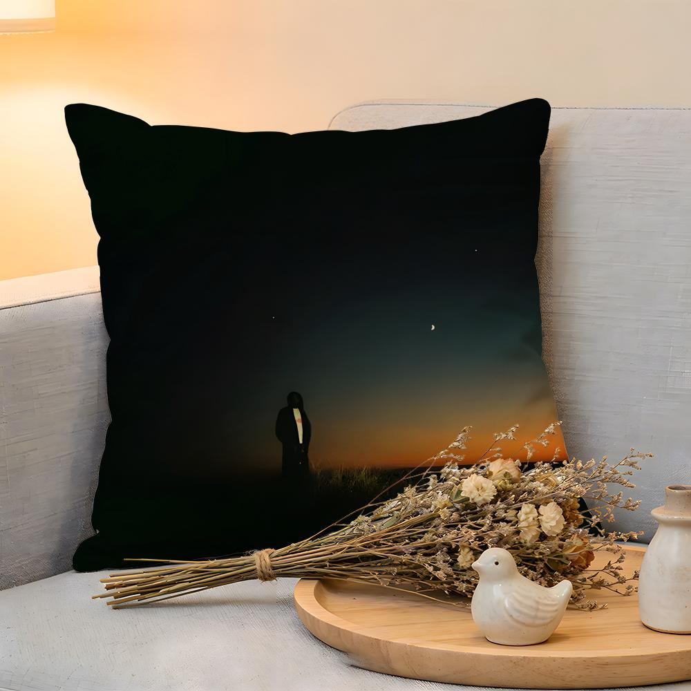 Cushion Cover Linen SkinFriendly Soft Decorative Case for Sofa Home Decor Rapper DDestroy Lonely Pillow cover